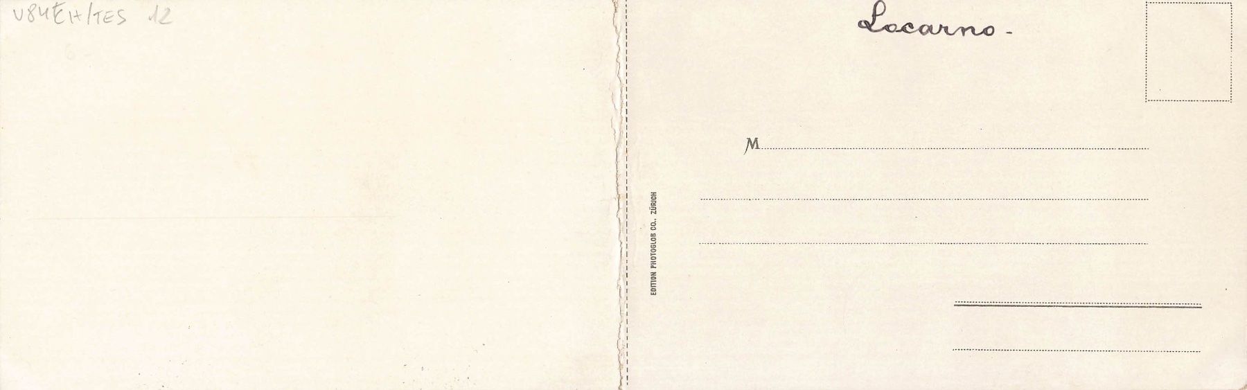 Cartoline postali: Cartolina doppia di Locarno – Usato da Biasca venduto da Blenio71 1