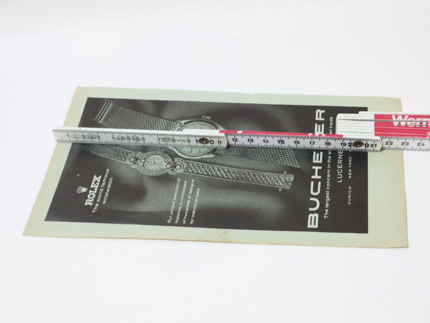 Poster & Bilder: Orig. Werbung Rolex Bucherer – Gebraucht aus Eschenbach SG von Astalavista 2