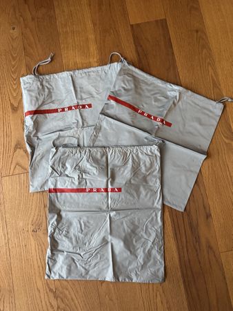 Prada Dust Bags, Authentic - set of 3