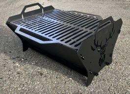 Hirschmotiv - Holzkohlegrill