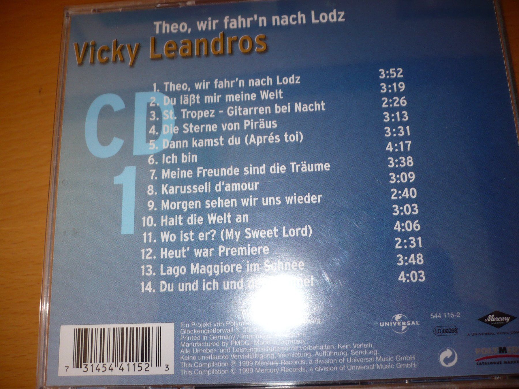 CD: VICKY LEANDROS 3 CD Box – Usato da Merzligen venduto da Marthe22 2