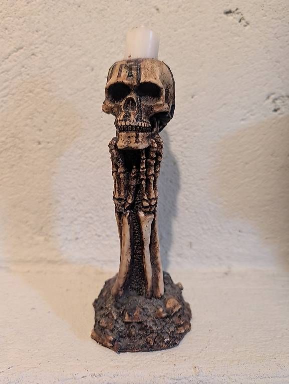 Portacandele: Kerzenhalter Totenkopf – Usato da Staufen venduto da joe_6nhv