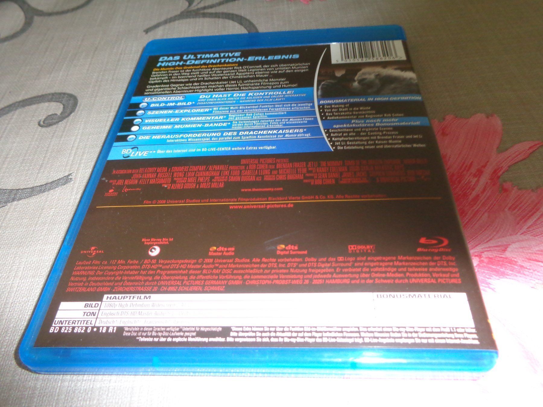 Tutti i DVDs: Die Mumie - Das Grabmal des Drachenkaisers BLU-RAY – Usato da Olten venduto da Disc-Verkauf 2