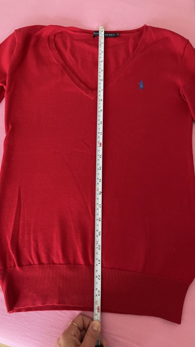 Ralph Lauren Maglioni & Felpe: RALPH LAUREN red cotton pullover XS/S – Usato da Zürich venduto da Angela_Fashion_Lover 4