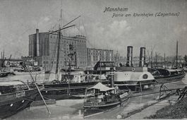 Deutschland, Mannhein, Rheinhafen, Schiffe