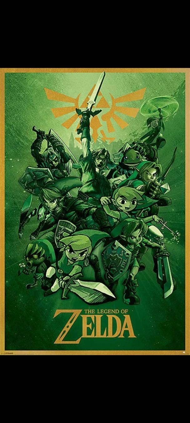 Foto & Immagini: 2x Zelda Poster original Nintendo NEU – Nuovo e nell'imballaggio originale da Wil SG venduto da kaizzen