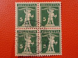 1933: Nr.183z im Viererblock von COLOMBIER: Kat: 100.-