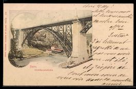 AK Bern, Kornhausbrücke über die Aare