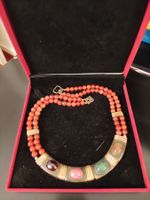 Einmaliges Halbedelstein Collier - traumhafte Farben