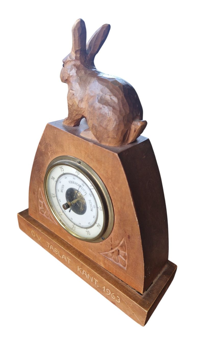 Autres appareils anciens: antikes Barmometer geschnitzt – D'occasion à Mörschwil par antiksalon 2