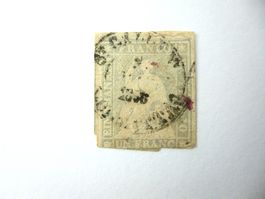 1Fr. STRUBEL - gest. ST.GALLEN 1856 - unten angeschnitten