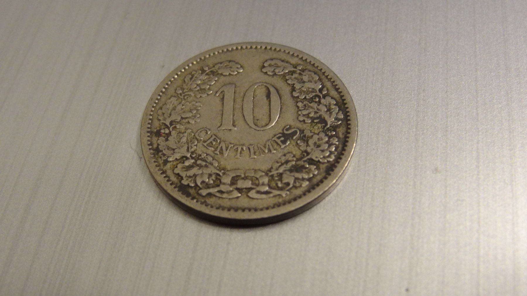 Tutti le monete: 1901 Luxenburg 10 Centimes – Usato da Olten venduto da pechsisa1 1