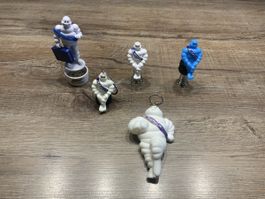 Michelin Bibendum Figuren Konvolut 5 Stück 