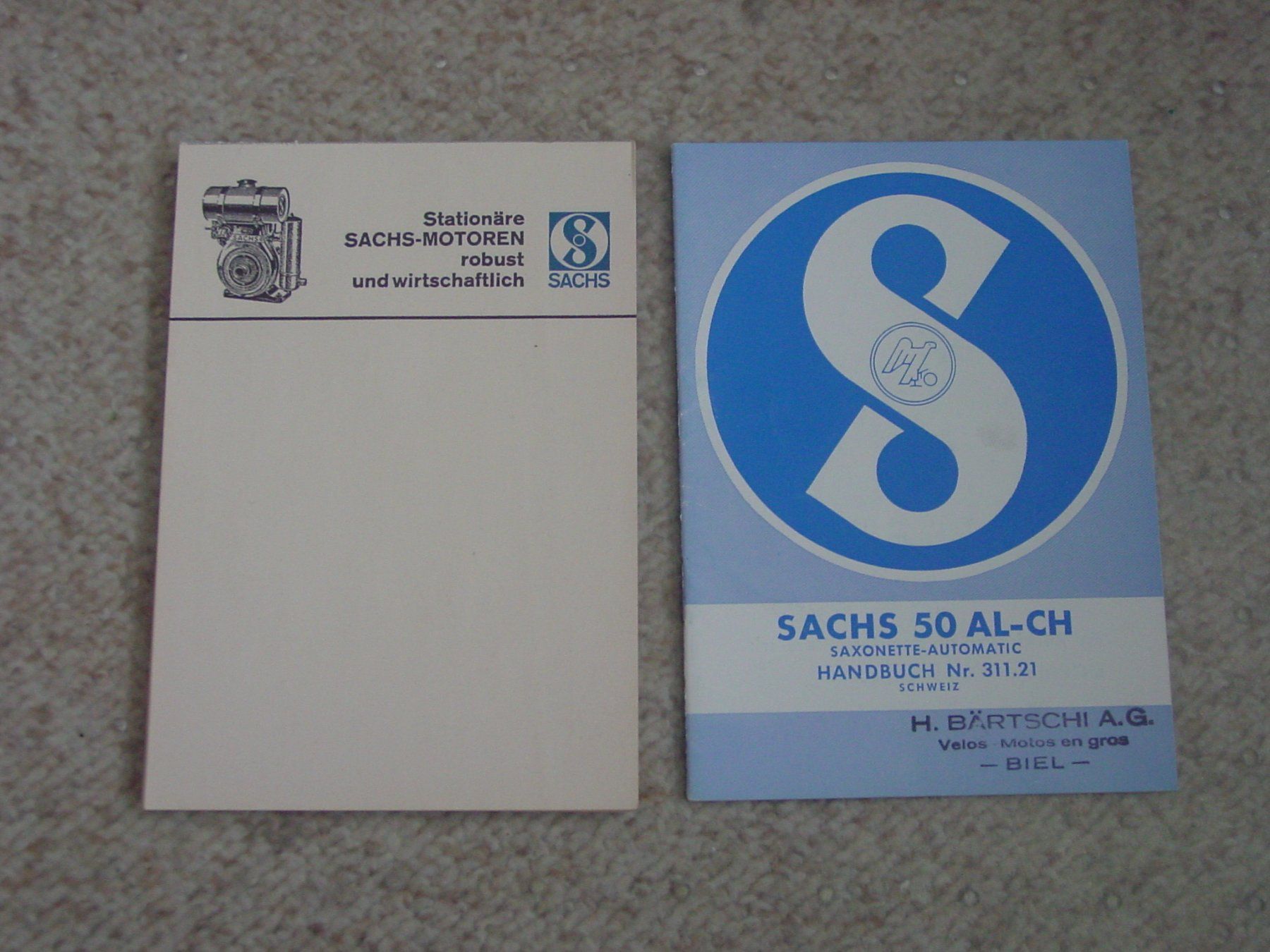 Blocchi: ORIGINAL Handbuch Sachs 50 und Schreibblock – Usato da Hirschthal venduto da Juribu