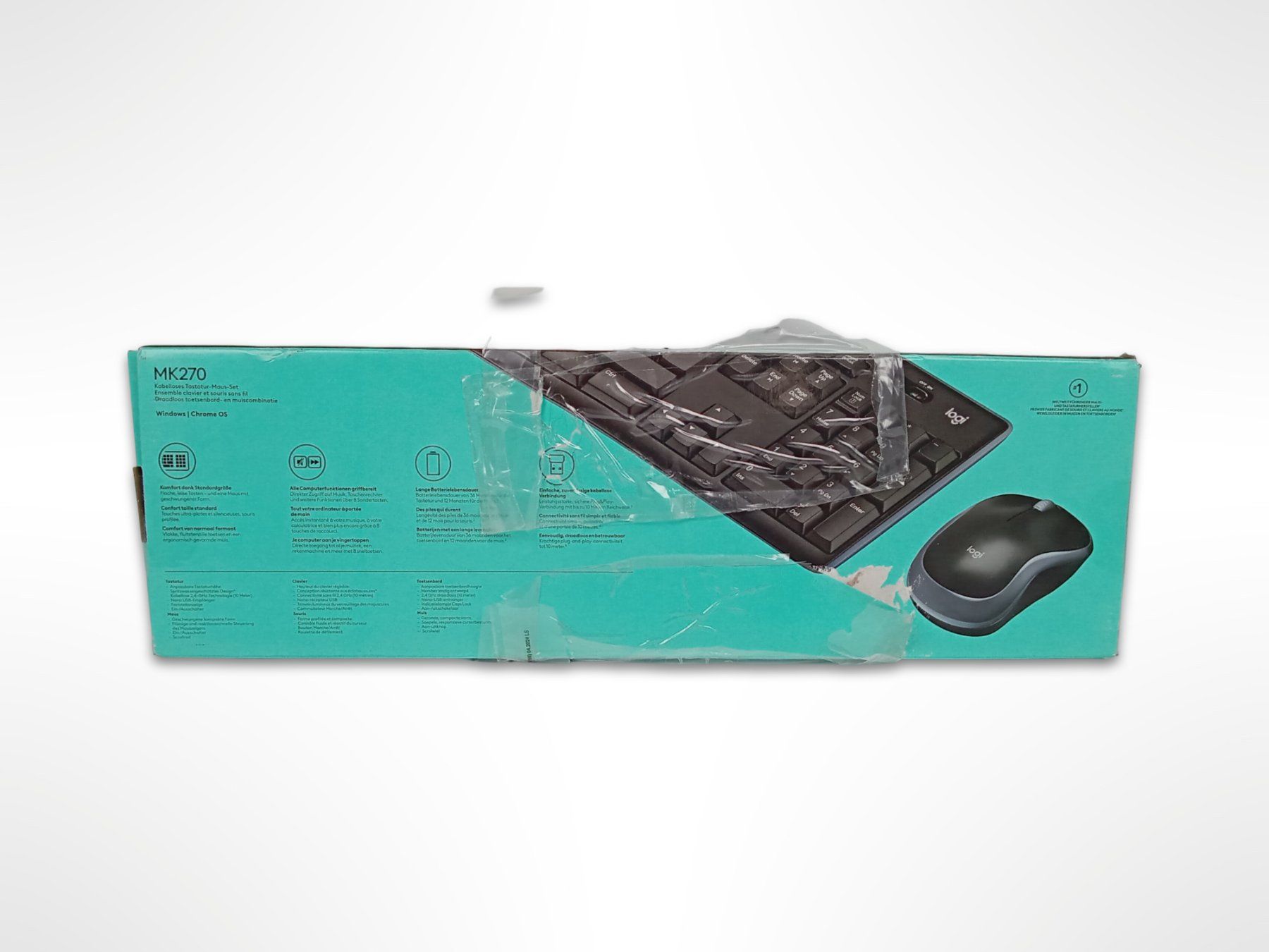 Logitech Tastiere: LOGITECH Tastatur MK270 – Nuovo (secondo la descrizione) da Suhr venduto da Restwert_Suhr 2
