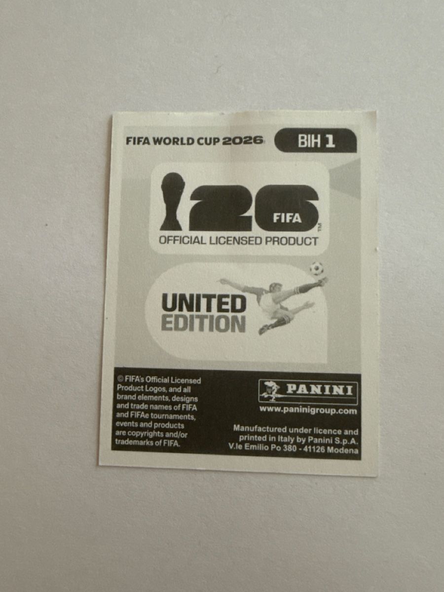 Panini Cartes à collectionner: BIH1 Panini FIFA World Cup 2026 – Neuf (Voir description) à Muotathal par sin_pdj6 1