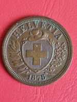 2 RAPPEN - JAHR 1875 - SCHWEIZ