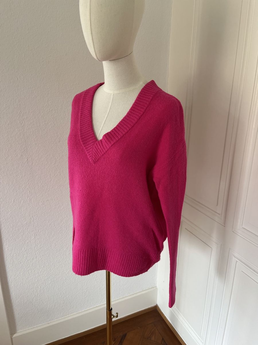 Gap Maglioni & Felpe: GAP V-Neck Sweater in Fuchsia, Size M – Usato da Mies venduto da nic_yk5d 1
