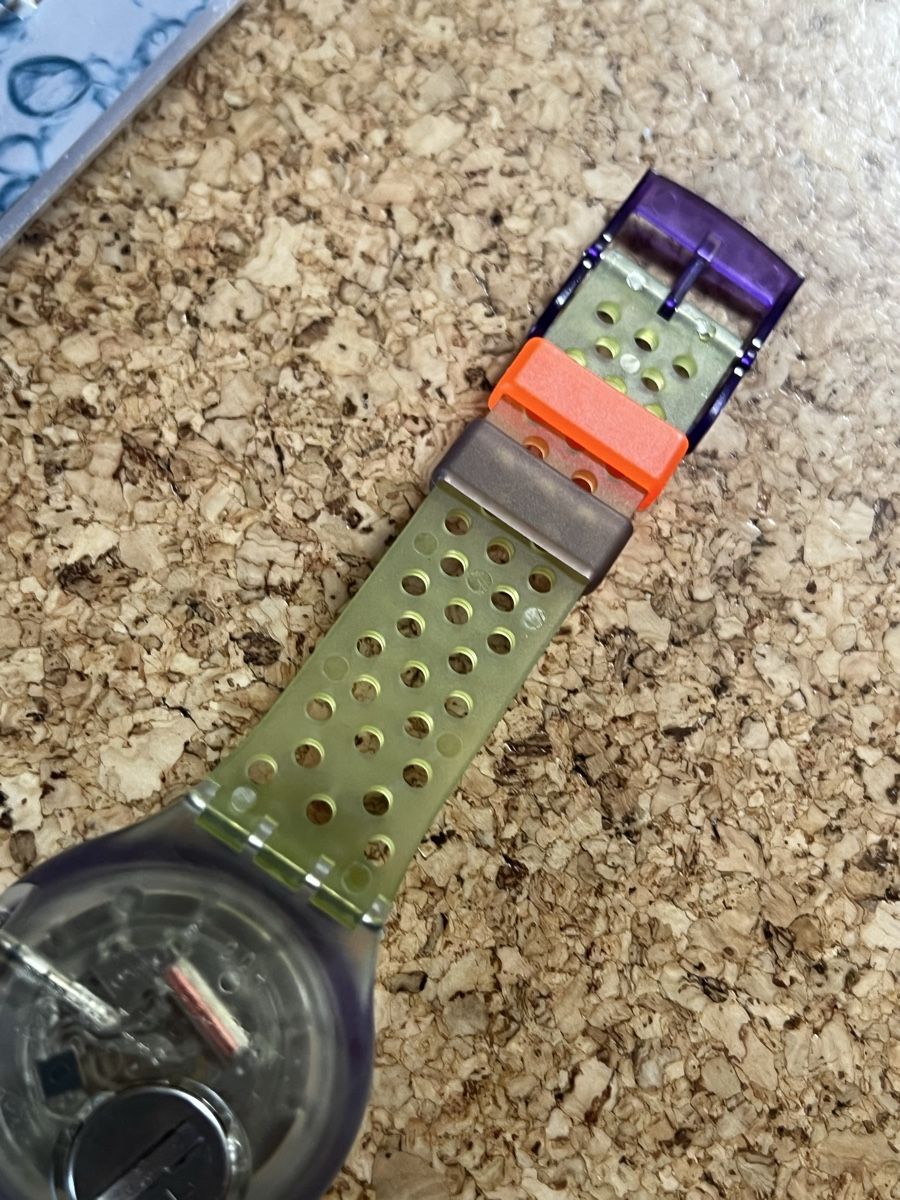 Swatch Montres: Swatch Uhr Automatik  ORANGE Scuba – D'occasion à Basel par bellespirit 3