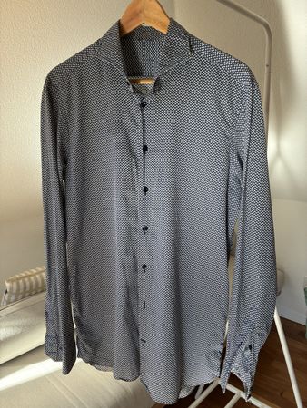 Herren Hemd van Laack Royal gemustert Grösse M / 40