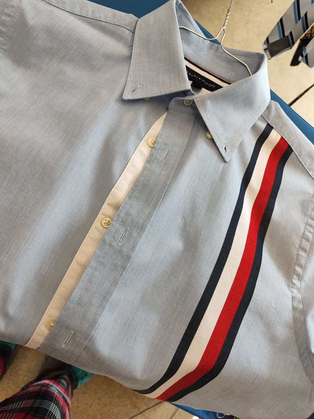 Tommy Hilfiger Camicie: Hilfiger Herren Hemd Gr S – Nuovo (secondo la descrizione) da Langnau am Albis venduto da Judithsebi 2