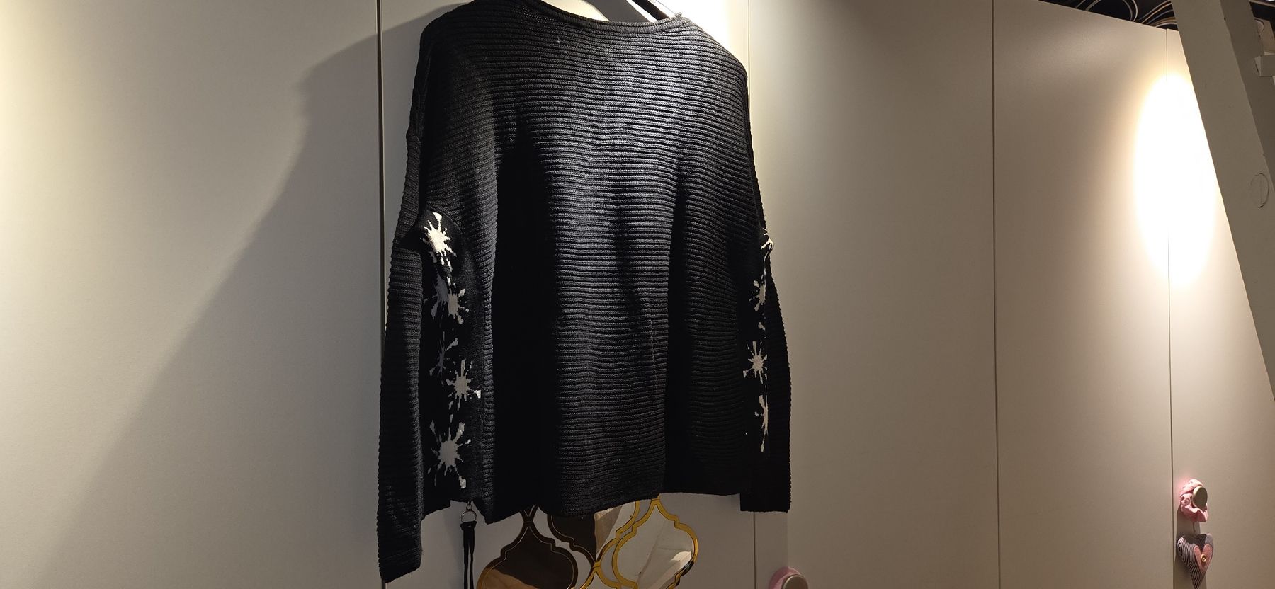 Doris Streich Maglioni & Felpe: Doris Streich Pullover schwarz mit Muster Grösse 38-42 – Nuovo (secondo la descrizione) da Busswil BE venduto da Angy1974 3