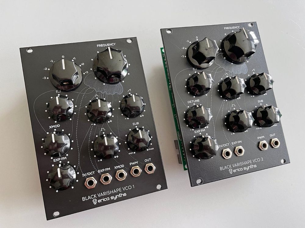 Erica Synths - Black VCO1 & VCO2 - Eurorack Modular | Acheter sur Ricardo