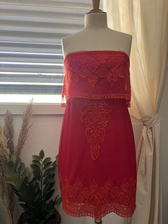 Robe bustier BCBGMAXAZRIA - MAYELA rubyred taille M