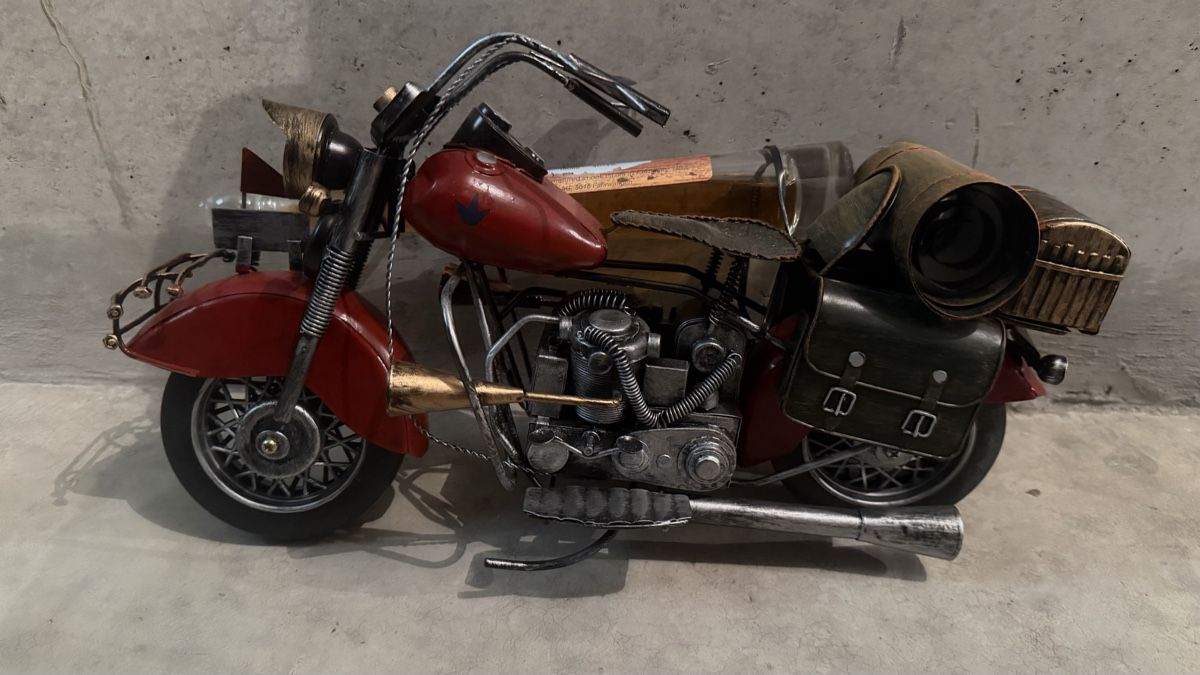 Tutte le decorazioni: Deko Motorrad aus Blech, Harley – Nuovo (secondo la descrizione) da Thayngen venduto da Budro