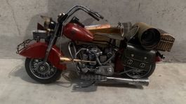 Deko Motorrad aus Blech, Harley
