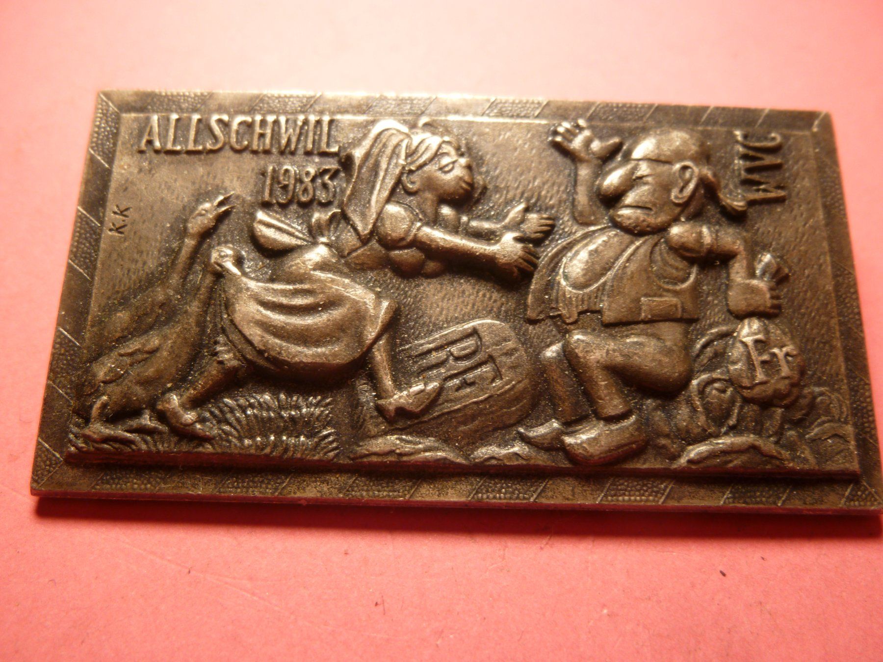 Plaketten & Abzeichen: ALLSCHWIL 1983 SILBER – Gebraucht aus Ried (Muotathal) von Mandarin02