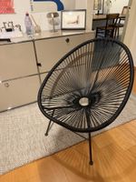 Stuhl “Acapulco Chair”-Stil, schwarz
