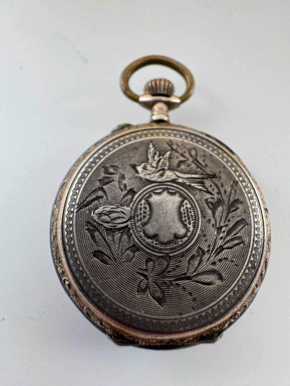 Orologi: Antike Taschenuhr, Handaufzug, Silber – Usato da Sachseln venduto da BONATI01 1