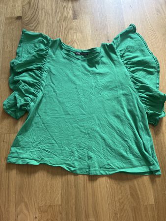 T-Shirt vert ZARA