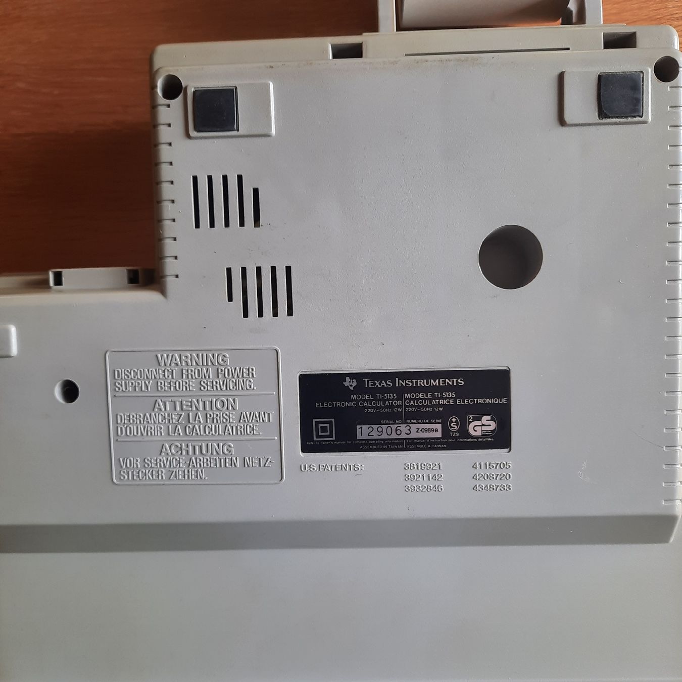 Taschenrechner: Texas Instruments TI-5135 Rechner, Top Zustand! – Gebraucht aus Adelboden von Markus_43 3