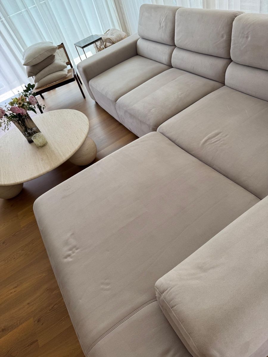 Sofas: Ecksofa Stoff hellgrau gute Zustand – Gebraucht aus Winterthur von JetiD 3