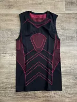 crivit Unterzieh Sport Shirt schwarz/rot - Grösse L
