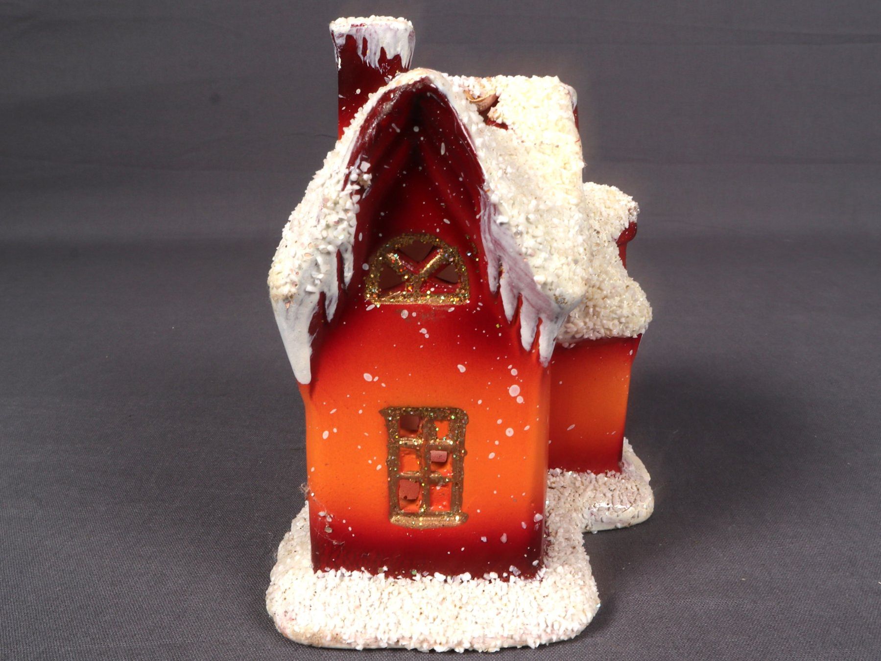 Tutte le decorazioni: WEIHNACHTSDEKO Schneebedecktes Häuschen – Usato da Steinen venduto da Restwert_Steinen 3