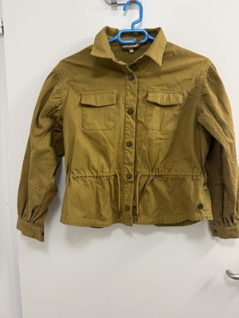 Khaki  hemdjacke, Gr. 146/152, perfekt für Frühling!