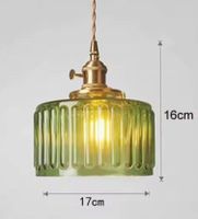 Lampe  suspension plafonnier Vintage en Verre