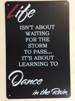 Life / Dance Blechschild