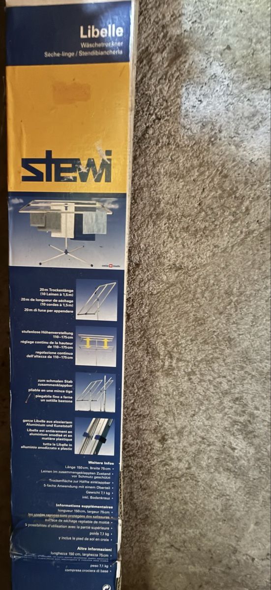 Stewi Libelle Wäschetrockner 20m neu in Originalverpackung (Neuf avec ...