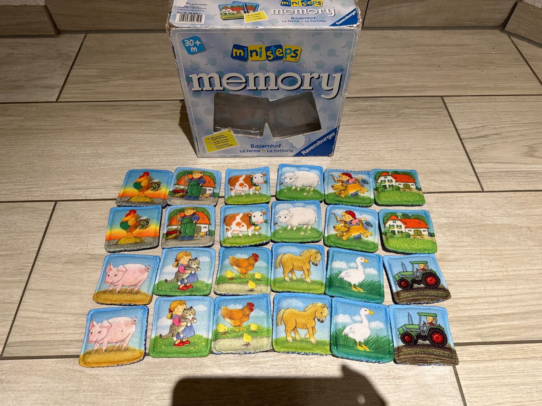 Giochi: Memory Stoff Kärtchen, ministeps – Usato da Dittingen venduto da Estrella46