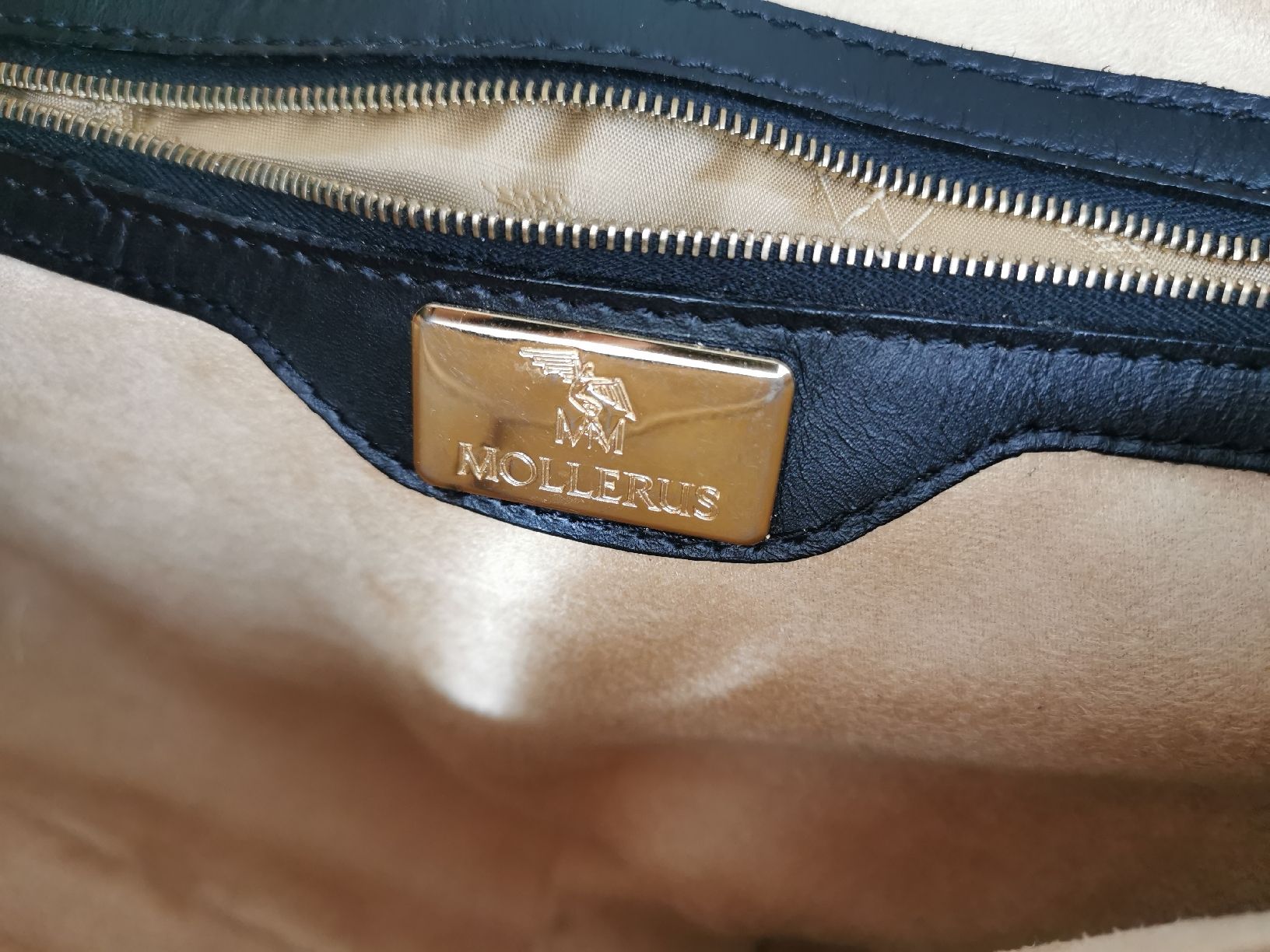 Maison Mollerus Borse da donna: MAISON MOLLERUS Schultertasche schwarz – Usato da Weinfelden venduto da Heldin11 5