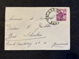 Enveloppe ancienne originale avec timbre italien authentique