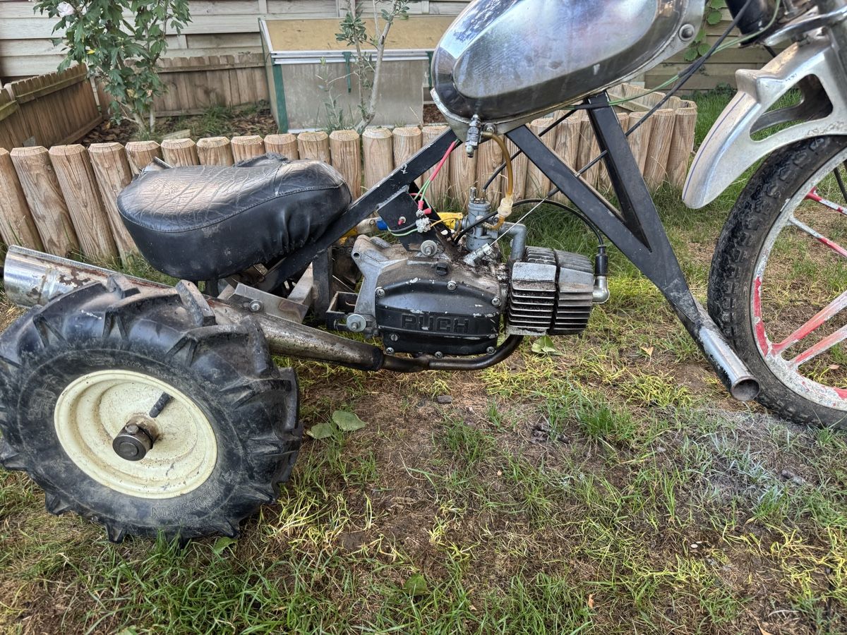 Puch Ciclomotori: Eigenbau 3 Rad Töffli Puch ZA50 – Usato da Leuggern venduto da Darwin016 5