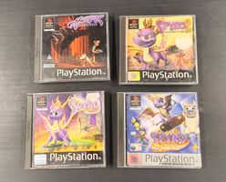 4 Playstation 1 Games (Heart of the Darkness und Spyro)