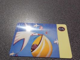Geschenkkarte C&A, Storch mit Baby