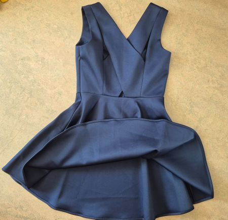 GUESS KLEID DRESS 38 M BLAU , TOP ZU BALLERINAS BOOTS JACKE