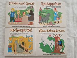 4× Hörbuch für Kinder mit Lesetext von den Gebrüdern Grimm